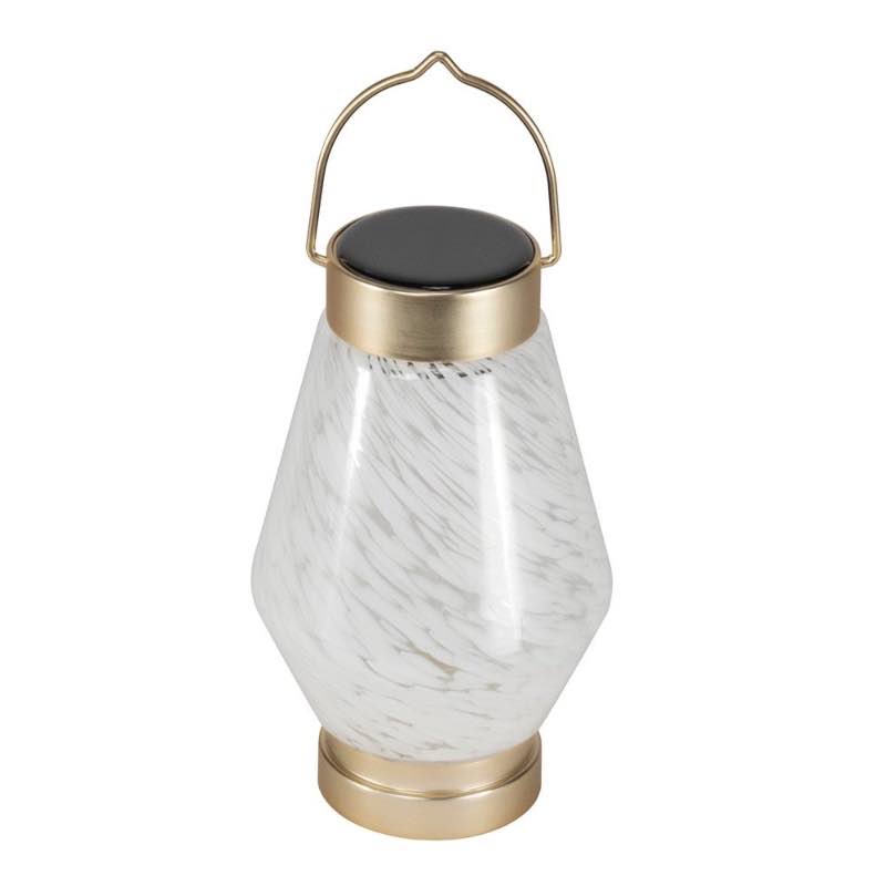 Hand-blown Solar Boater Lantern - Cone